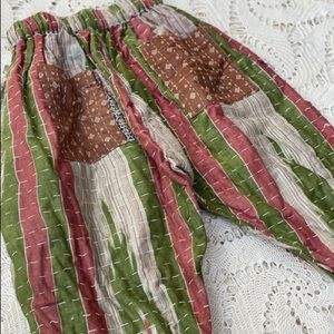 L Unisex child kantha harem pants